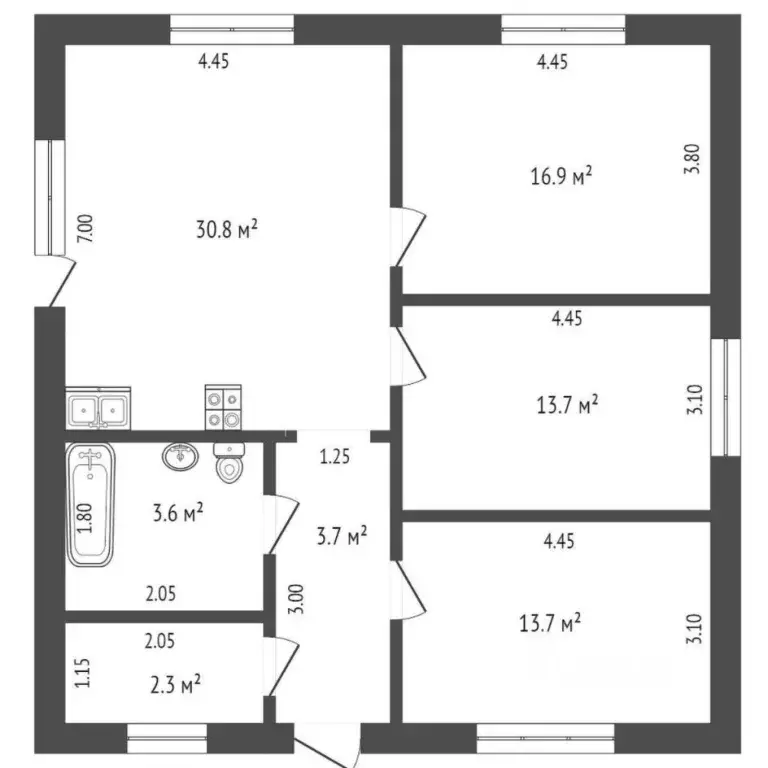 Коттедж в Тюменская область, Тюмень Юбилей садовое товарищество, ул. ... - Фото 2