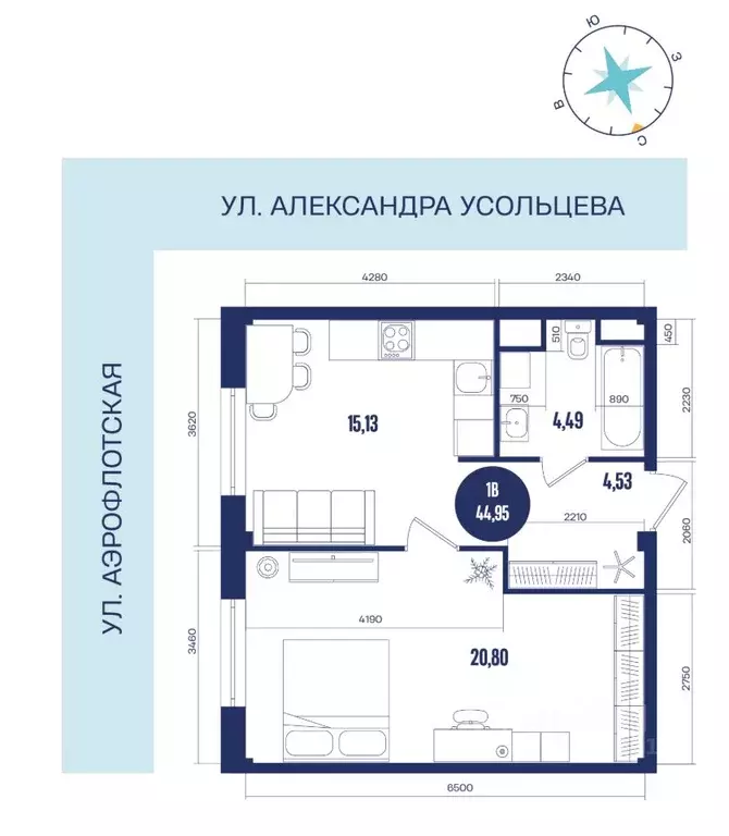 1-к кв. Ханты-Мансийский АО, Сургут 39-й мкр, Крылов жилой комплекс ... - Фото 0