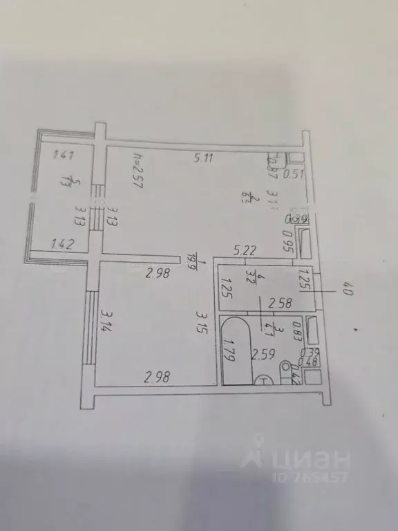 1-к кв. Татарстан, Казань ул. Альфии Авзаловой, 3 (37.7 м) - Фото 1