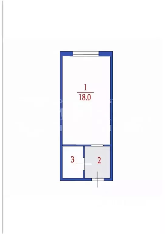 1-к кв. Кемеровская область, Кемерово бул. Строителей, 56/2 (23.0 м) - Фото 1