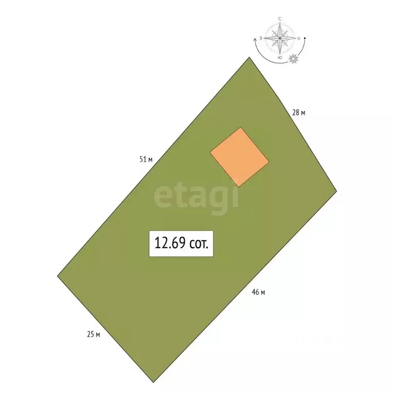 Дом в Алтай, Чемальский район, с. Чемал Полевая ул., 11 (24 м) - Фото 2