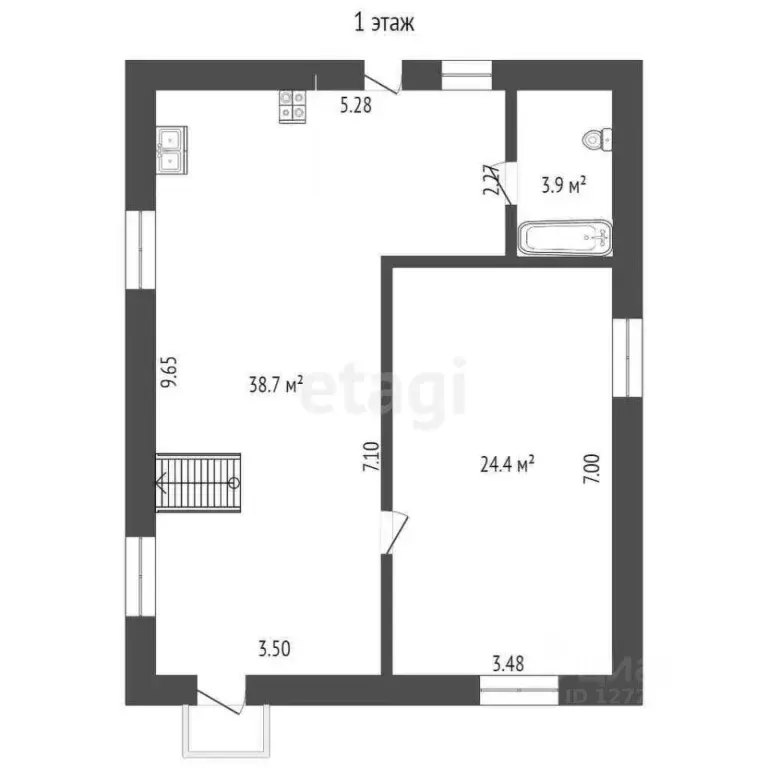 Дом в Калужская область, Ферзиковский муниципальный округ, Зудна ... - Фото 2