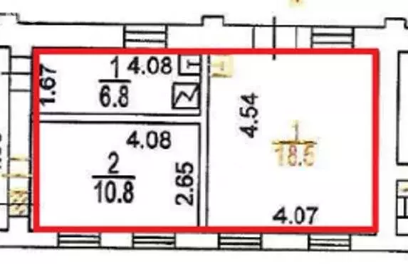 Помещение свободного назначения (36.1 м) - Фото 1