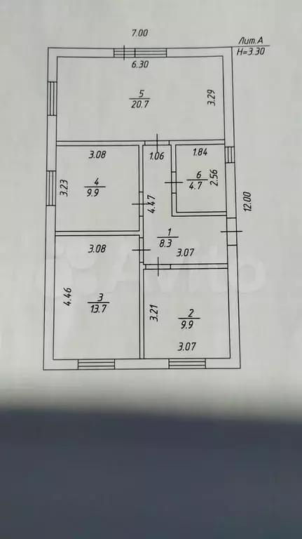 Дом 71,2 м на участке 3 сот. - Фото 1