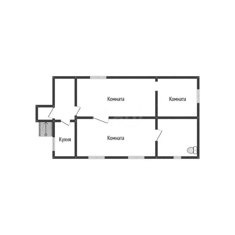 Дом в Бийск, улица Ильи Репина (54.1 м) - Фото 1