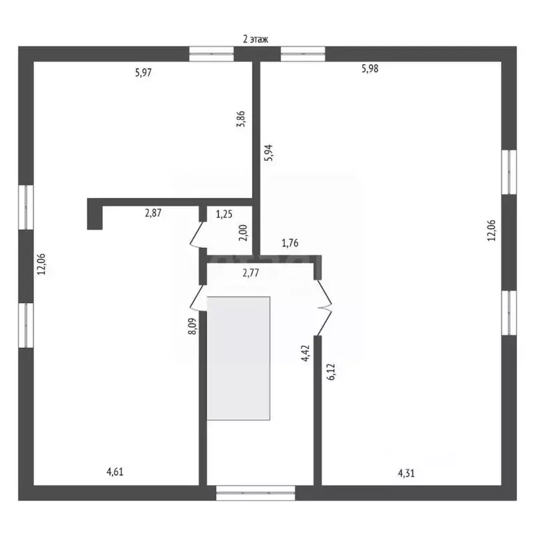Дом в Амурская область, Благовещенск КПП мкр, ул. Почтовая, 62 (475 м) - Фото 2