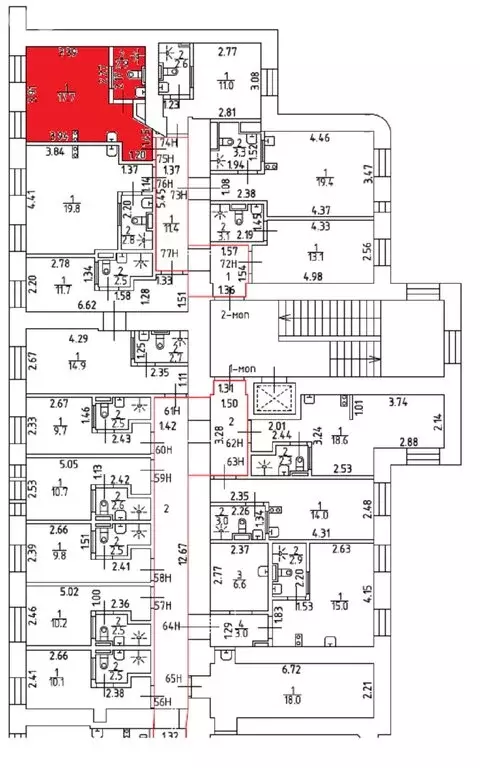 Квартира-студия: Санкт-Петербург, набережная Обводного канала, 169 (20 ... - Фото 2