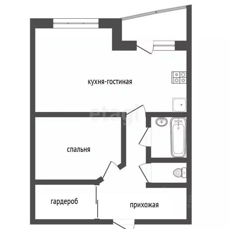 2-к кв. Мордовия, Саранск ул. Кочкуровская, 7 (47.0 м) - Фото 2
