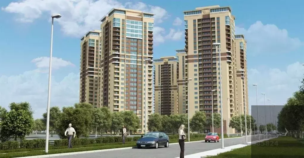 2-к кв. Воронежская область, Воронеж Краснознаменная ул., 57/5 (66.3 ... - Фото 2