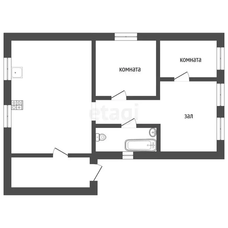 Дом в Ишим, Строительная улица (64.4 м) - Фото 1