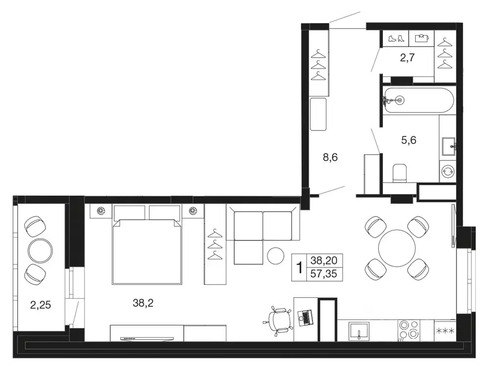 Студия Московская область, Апрелевка Наро-Фоминский городской округ, ... - Фото 1