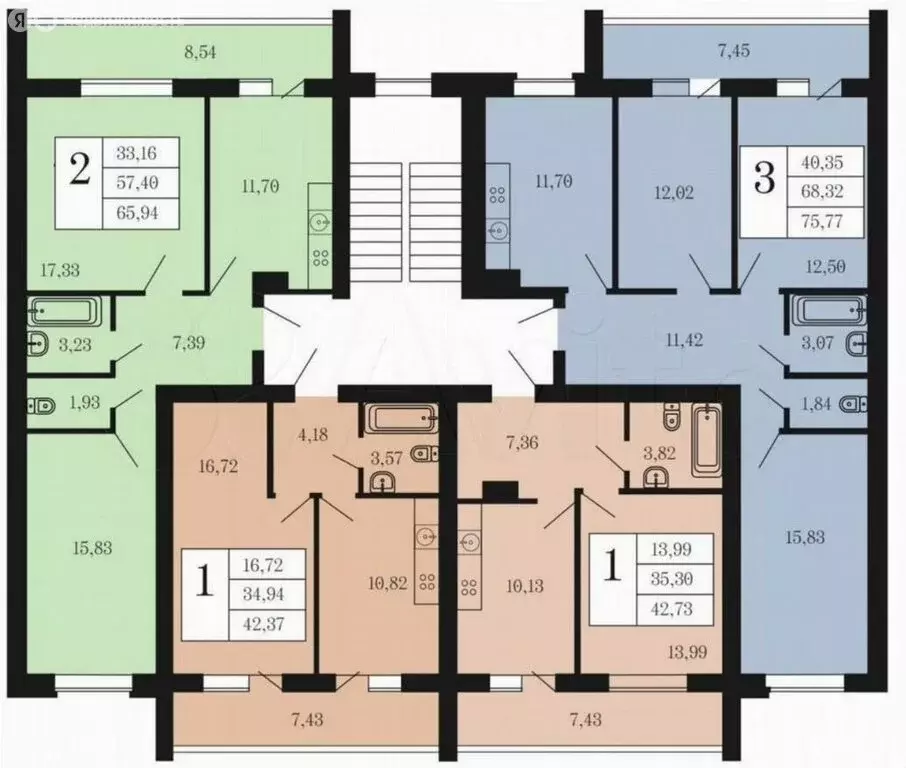 3-комнатная квартира: Смоленск (75.8 м) - Фото 1