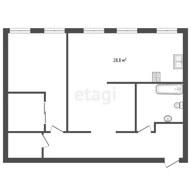 2-комнатная квартира: Санкт-Петербург, Московский проспект, 136 (66.7 ... - Фото 1