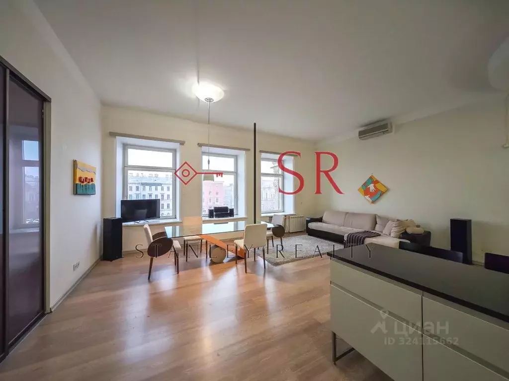 3-к кв. Санкт-Петербург наб. Реки Фонтанки, 29/66 (110.0 м) - Фото 2