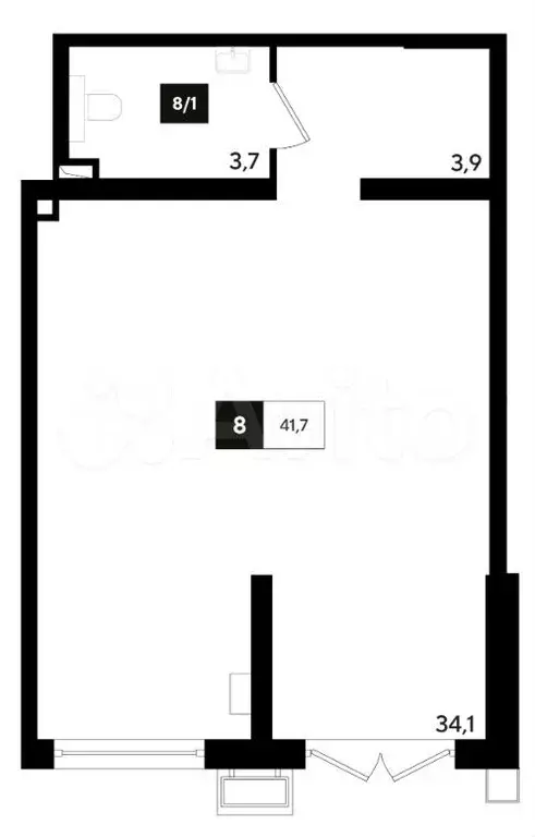 Продам офисное помещение, 41.7 м - Фото 0