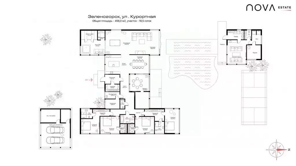 Дом в Санкт-Петербург пос. Комарово, ул. Курортная (456 м) - Фото 2