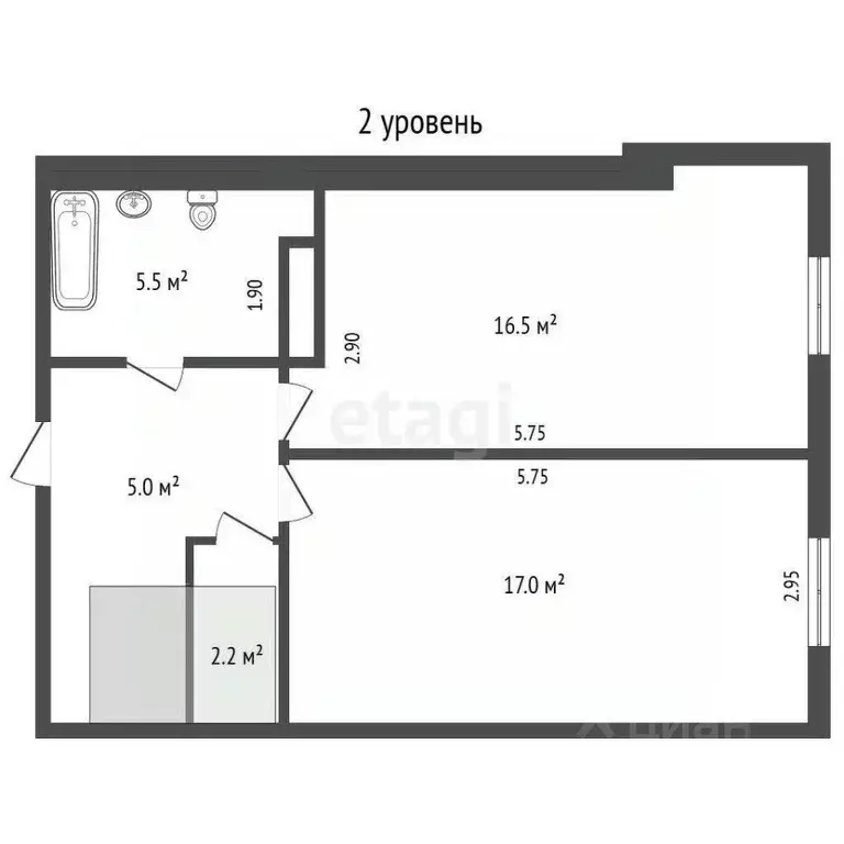 4-к кв. Ростовская область, Ростов-на-Дону ул. Евдокимова, 37а (98.0 ... - Фото 1