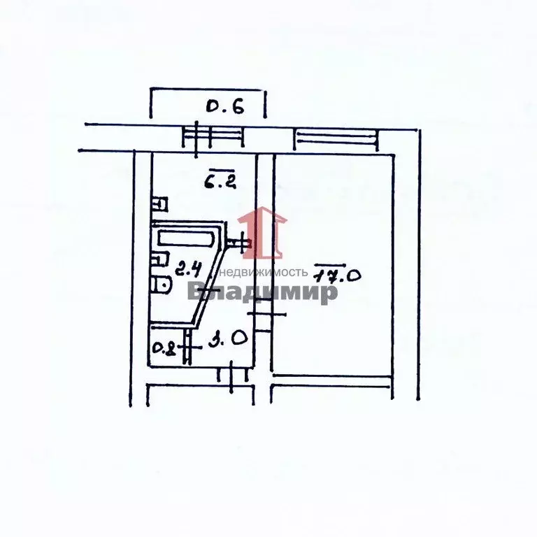 1-к кв. Приморский край, Находка Крабовая ул., 3 (30.0 м) - Фото 1