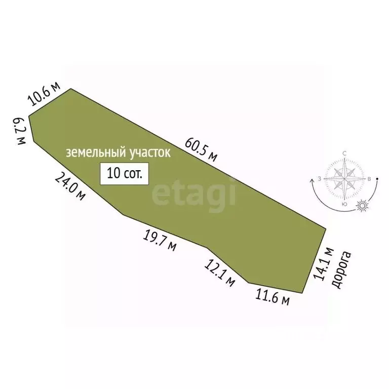Участок в Крым, Бахчисарайский район, Куйбышевское с/пос, с. Танковое ... - Фото 2