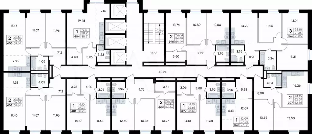 Квартира-студия, 27,1 м, 19/24 эт. - Фото 1
