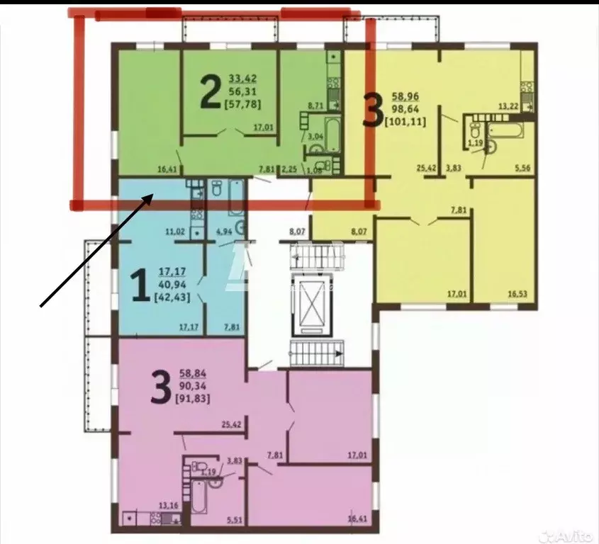 2-к кв. Челябинская область, Челябинский городской округ, пос. ... - Фото 2