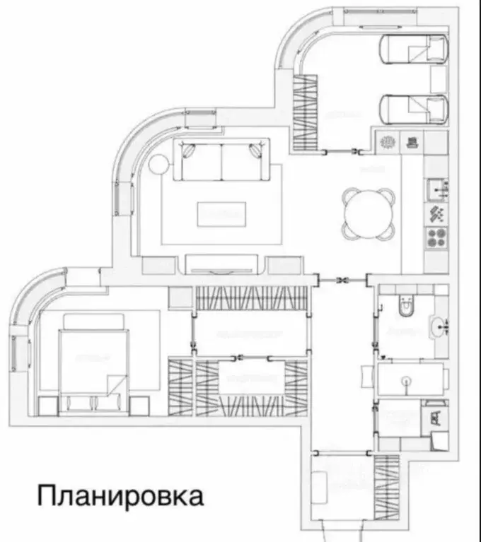 3-к кв. Москва Волоколамское ш., 81/2с3 (82.0 м) - Фото 2