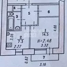 1-к. квартира, 33,1 м, 3/9 эт. - Фото 0