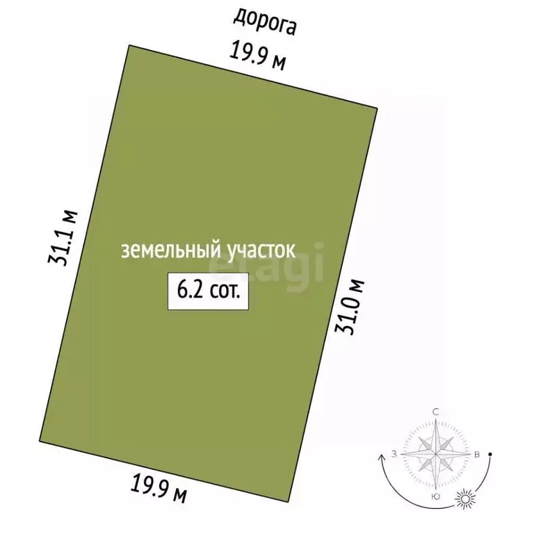 Участок в Марий Эл, Килемарский муниципальный округ, Троицкий высел. ... - Фото 1