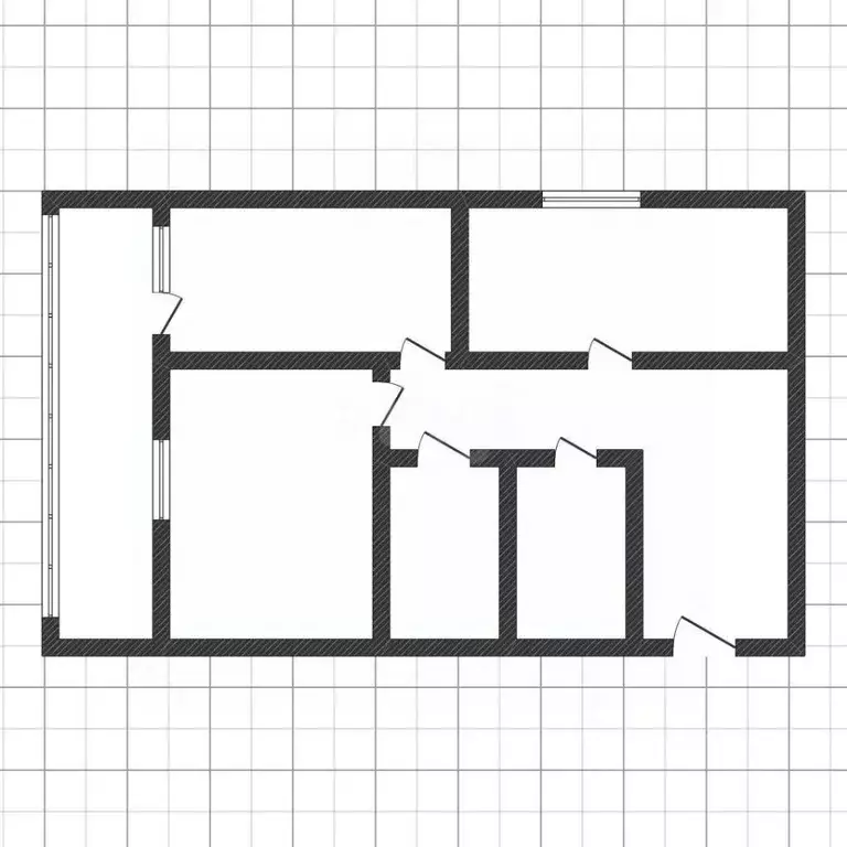 2-к кв. Курская область, Курск ул. Гагарина, 2 (48.0 м) - Фото 2