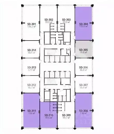 Помещение свободного назначения в Москва Дмитровский проезд, вл1Г (136 ... - Фото 2