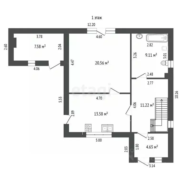Дом в Калининградская область, Калининград Медик СНТ, проезд 8-й, 3 ... - Фото 1