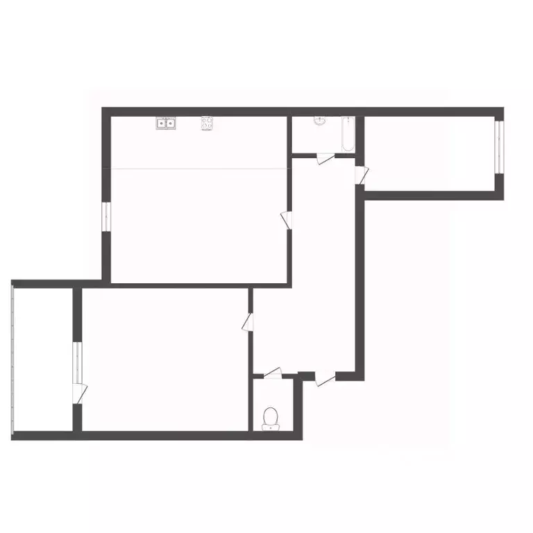 2-к кв. Тюменская область, Тюмень ул. Восстания, 19к3 (58.0 м) - Фото 1