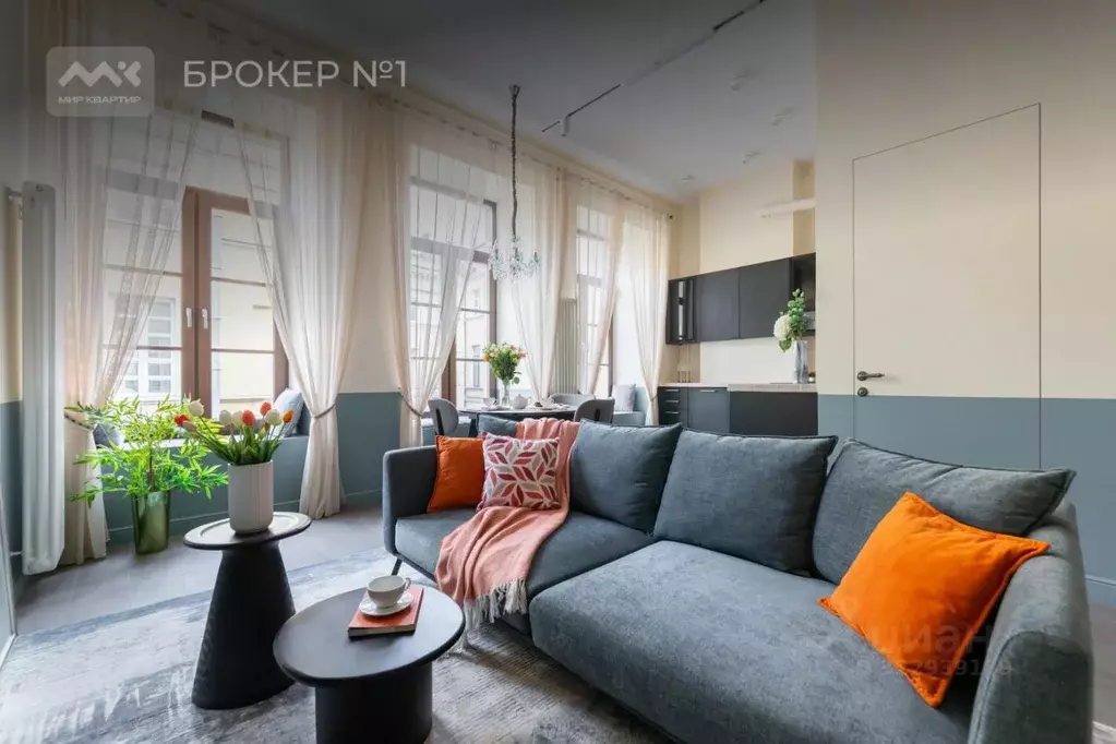 3-к кв. Санкт-Петербург Невский просп., 13/9 (100.0 м) - Фото 2