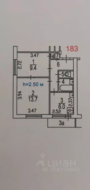 2-к кв. Москва Кавказский бул., 35/2к3 (40.0 м) - Фото 0