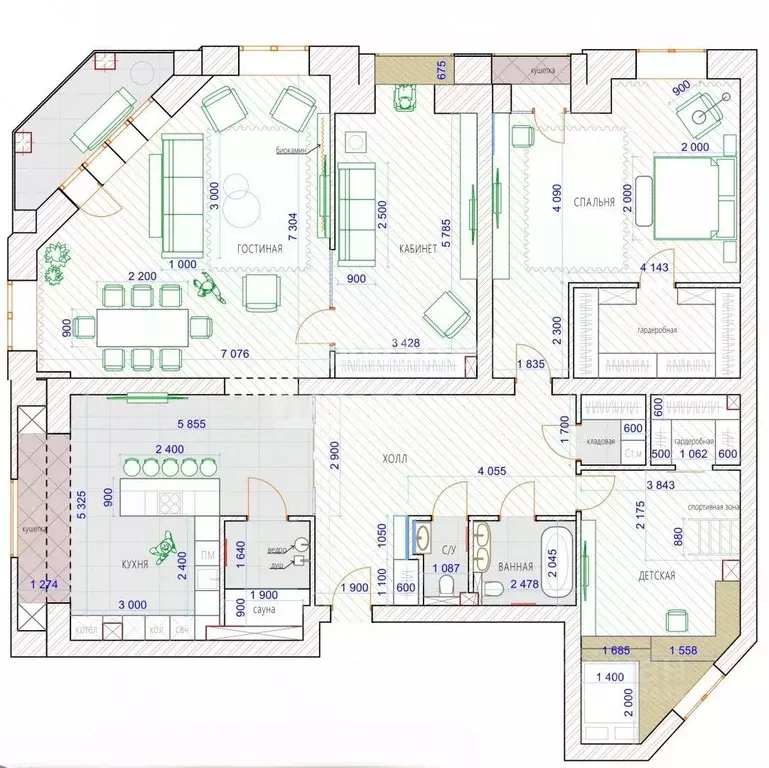 Свободной планировки кв. Тамбовская область, Тамбов ул. ... - Фото 2