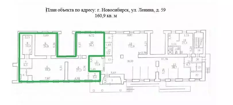 Помещение свободного назначения в Новосибирская область, Новосибирск ... - Фото 1