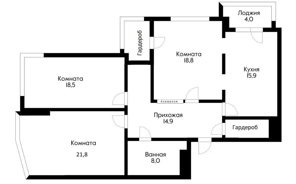 3-к кв. Краснодарский край, Краснодар ул. Достоевского, 84/1 (107.0 м) - Фото 0