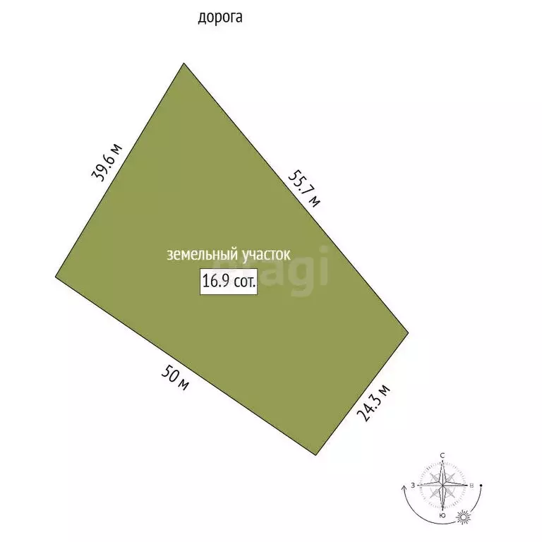 Участок в село Драгунское, улица Кожемякина (35 м) - Фото 1