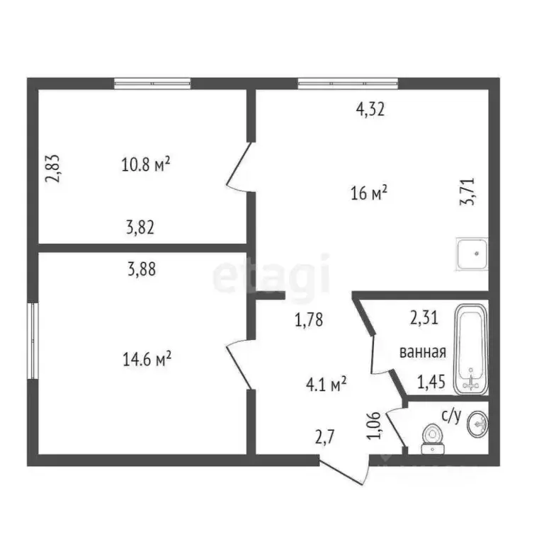 Дом в Красноярский край, Красноярск Лесная ул., 413 (50 м) - Фото 2