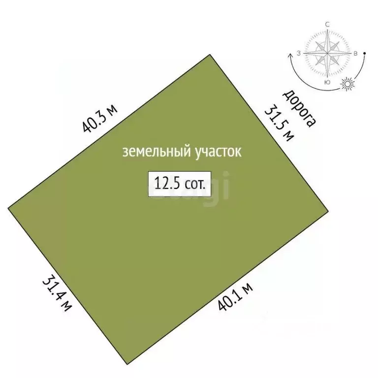 Участок в Крым, Ленинский район, с. Войково ул. Крымская (12.5 сот.) - Фото 2
