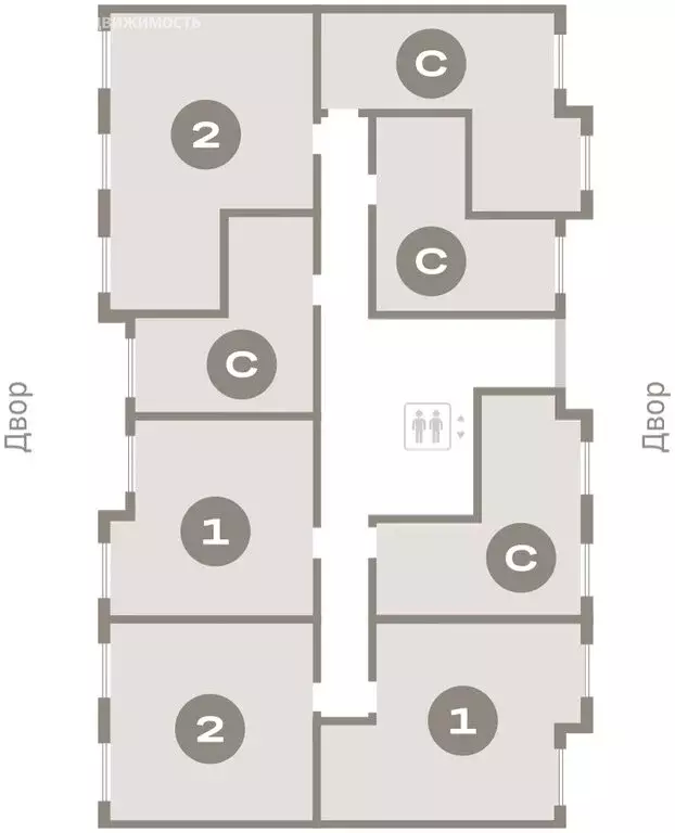 1-комнатная квартира: городской посёлок Новоселье, ЖК Брусника (39.87 ... - Фото 2