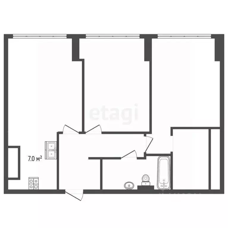 3-к кв. Москва Мичуринский просп., 56 (78.5 м) - Фото 1
