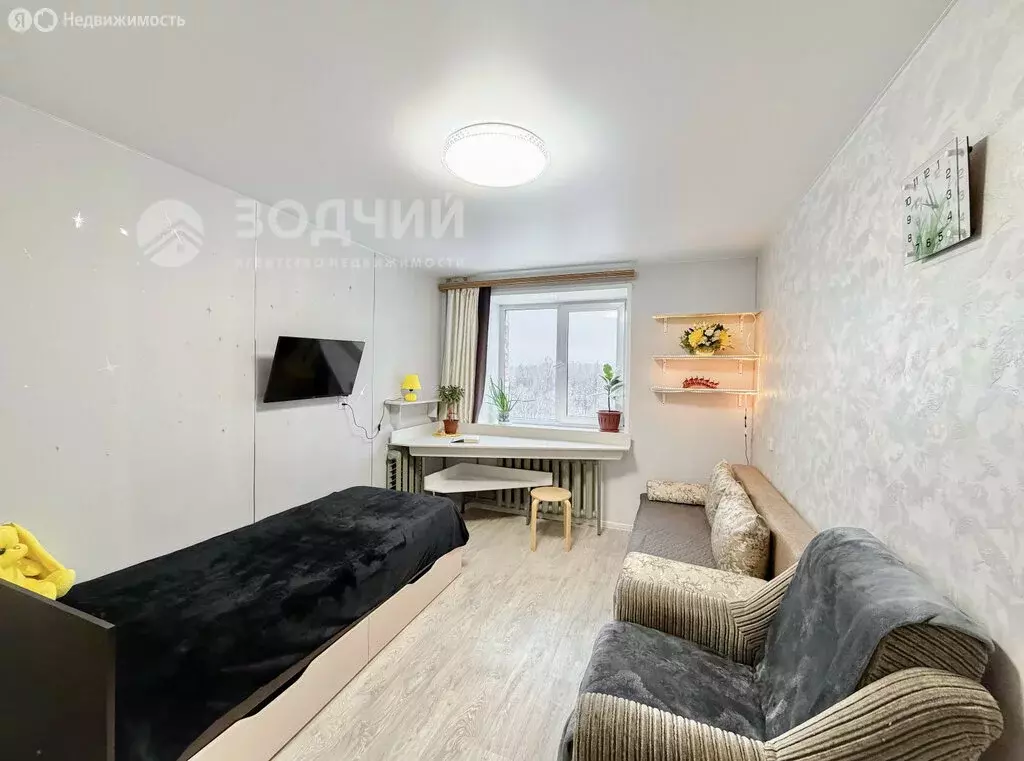 1к в -комнатной квартире (13.3 м) - Фото 1