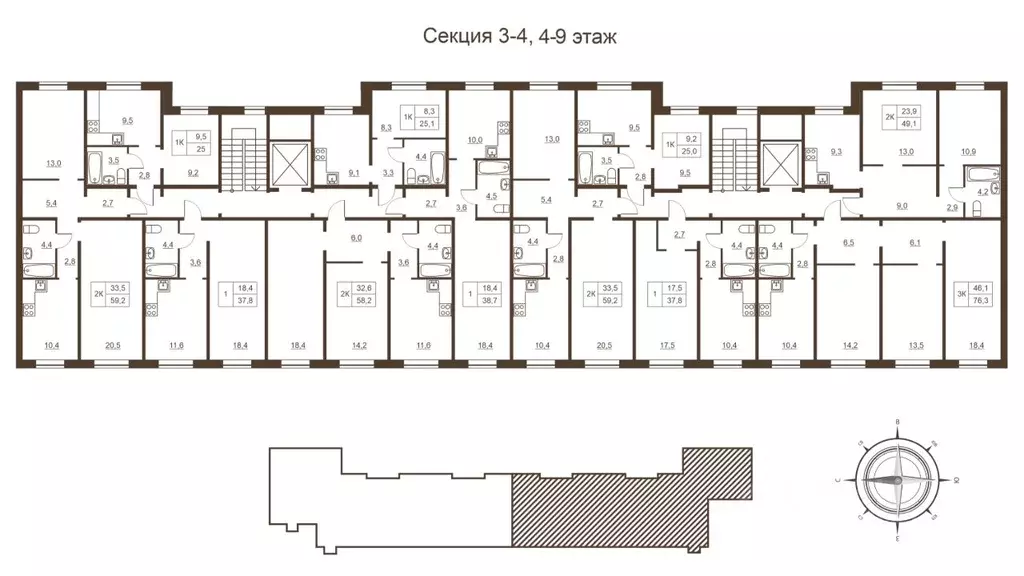 1-к кв. Ленинградская область, Волхов Волховский просп., 53 (26.9 м) - Фото 1