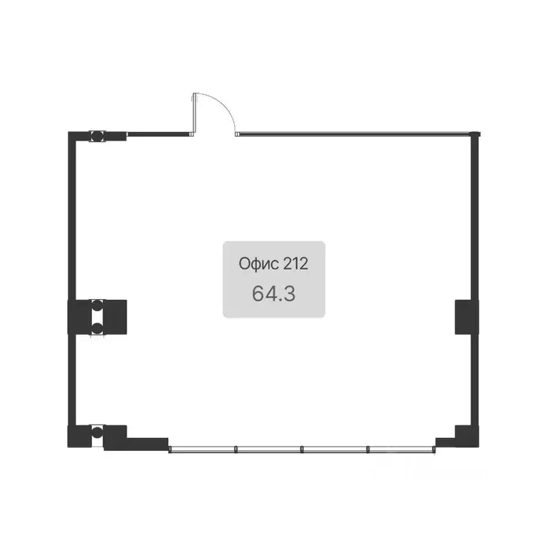 Офис в Краснодарский край, Краснодар Российская ул., 93А (64 м) - Фото 1