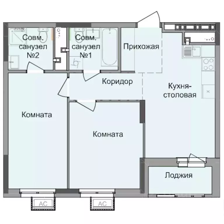 2-к кв. Удмуртия, Ижевск Северо-Западный жилрайон, 4-й мкр, Истории ... - Фото 0