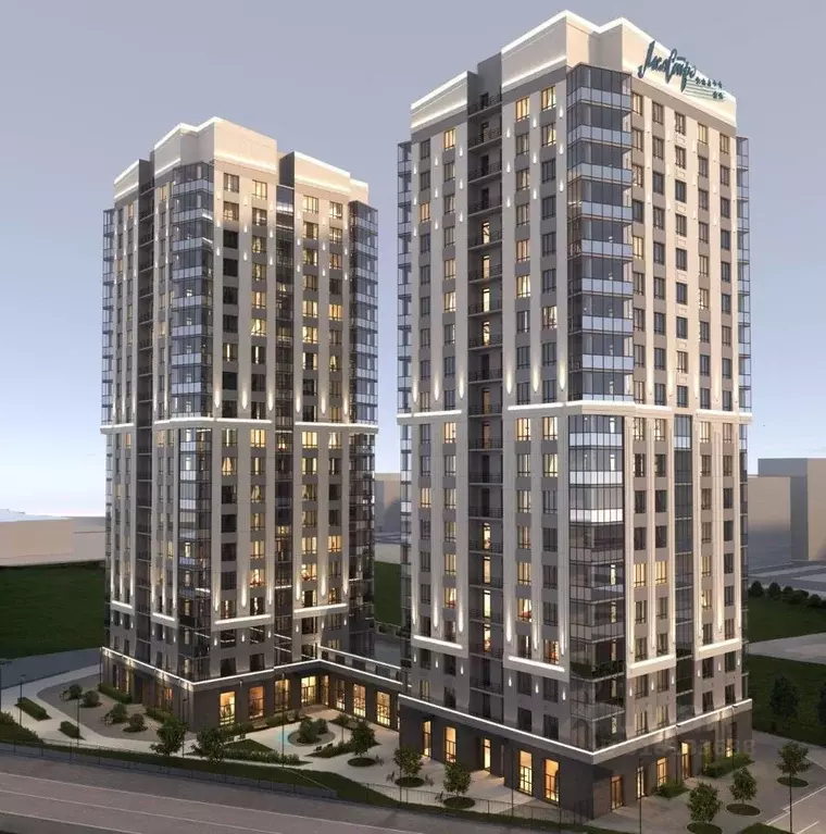 2-к кв. Красноярский край, Красноярск ул. Авиаторов, 7/2 (65.5 м) - Фото 1