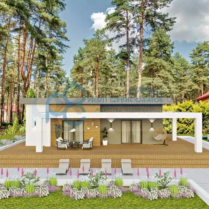 Дом в Саратовская область, с. Усть-Курдюм, Пансионат Заря тер.  (140 ... - Фото 2