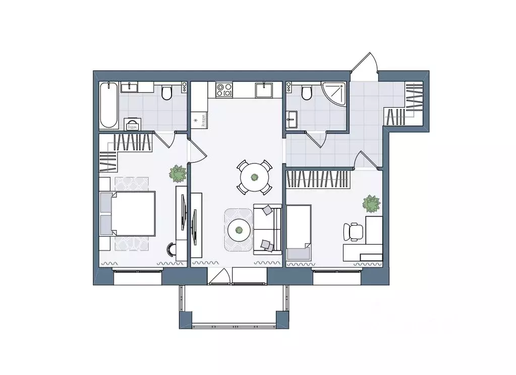3-к кв. Кировская область, Киров городской округ, пос. Чистые Пруды ... - Фото 1
