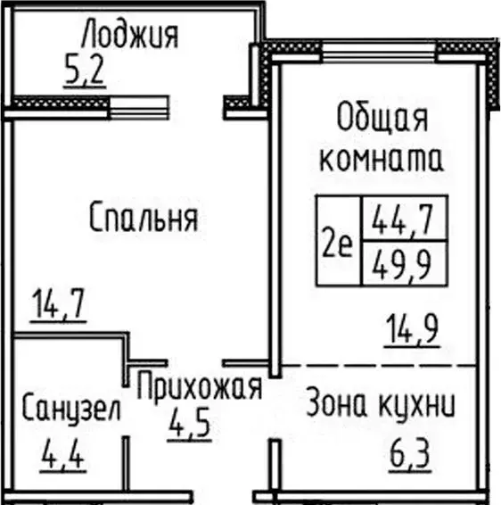 2-к кв. Новосибирская область, Новосибирский район, Мичуринский ... - Фото 0